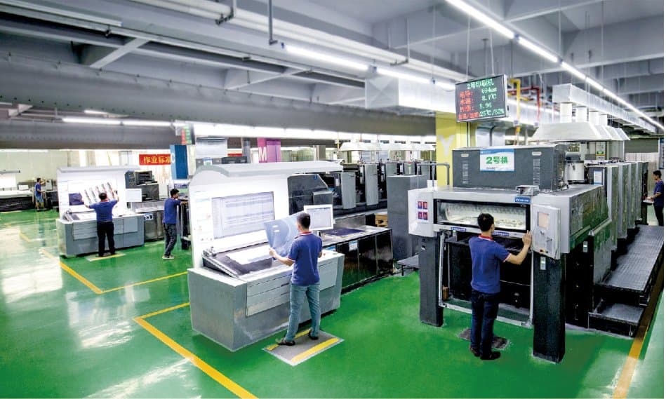 Koenig & Bauer printing press for custom packaging